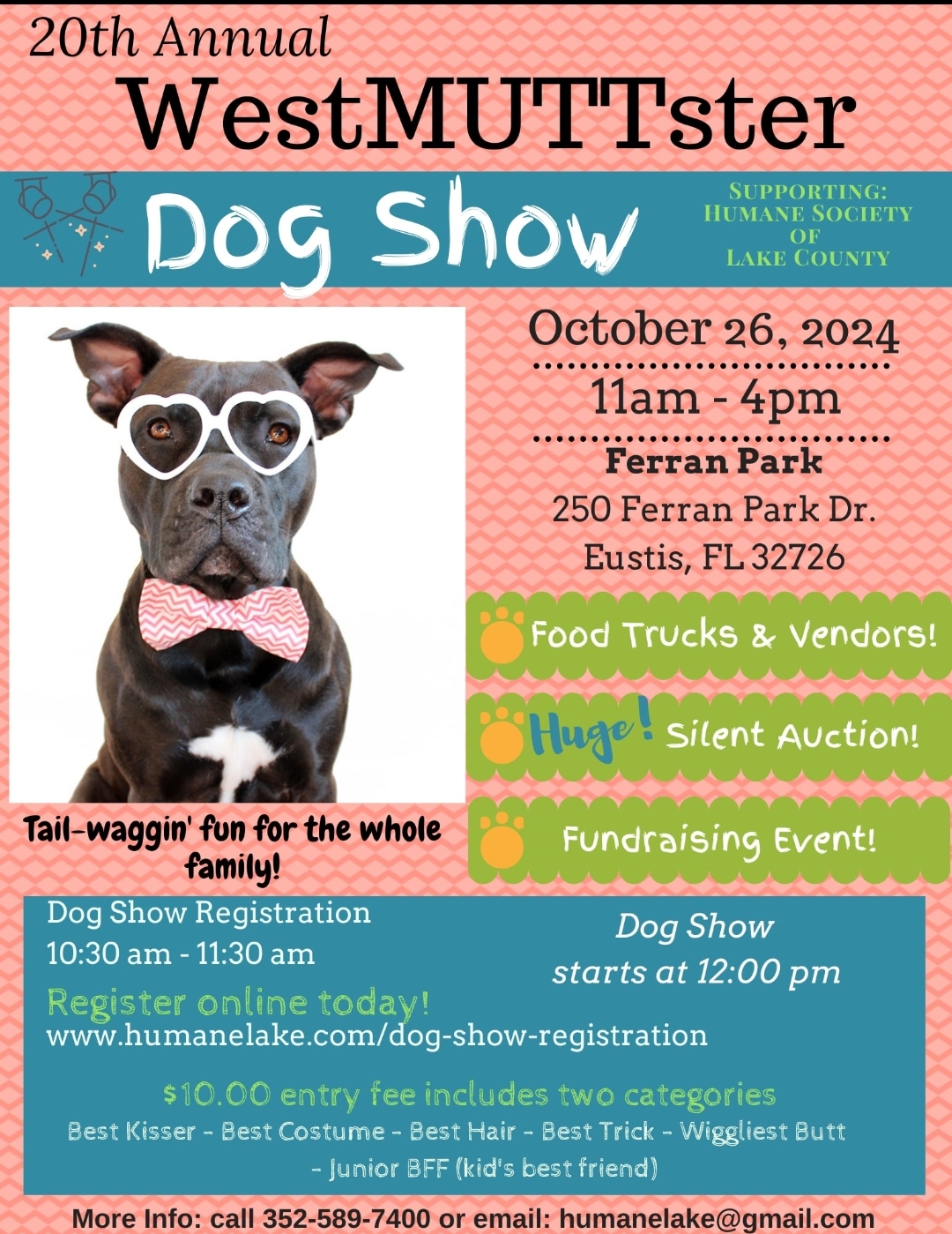 Dog show event flyer